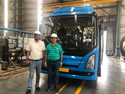 air conditioner for electric bus