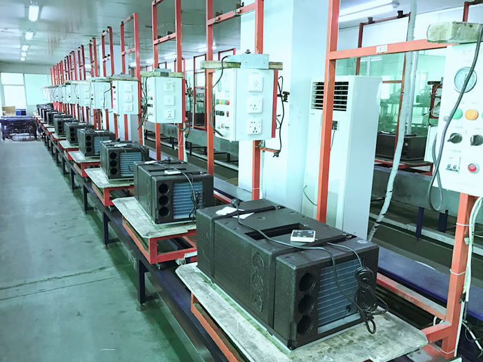 RV air conditioner production