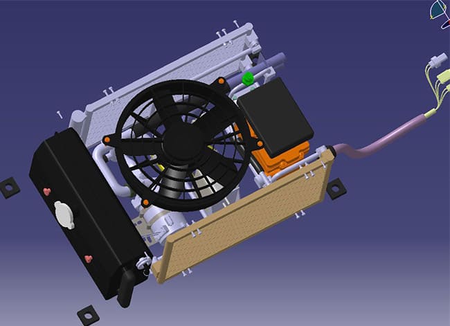 Cooling System for EV Battery