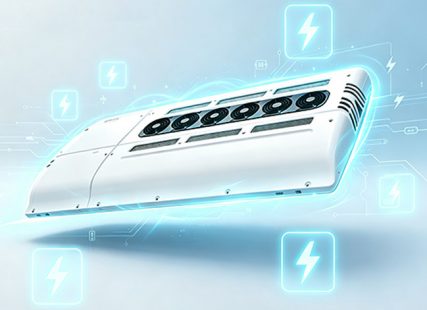 Electric bus air conditioning