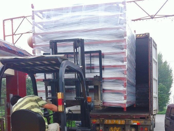 Bulk truck air conditioner shipment