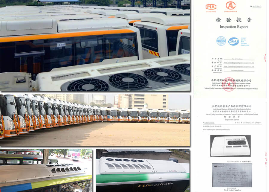 bus air conditioning system case and test