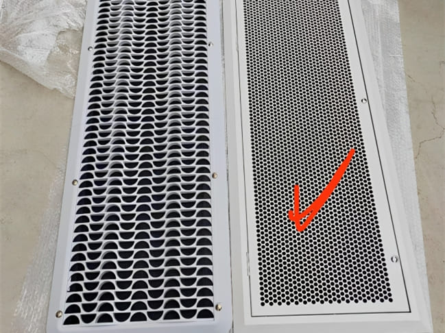 Bus air conditioner return air grille