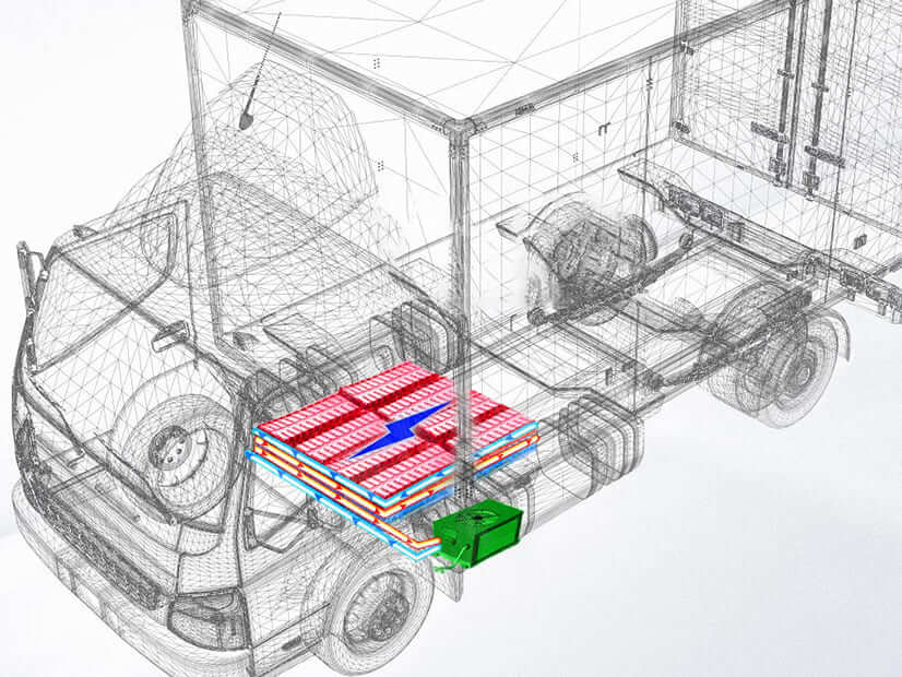 Battery Thermal Management System for Truck