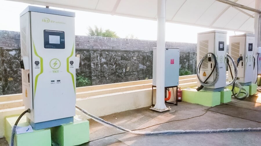 commercial ev charging station