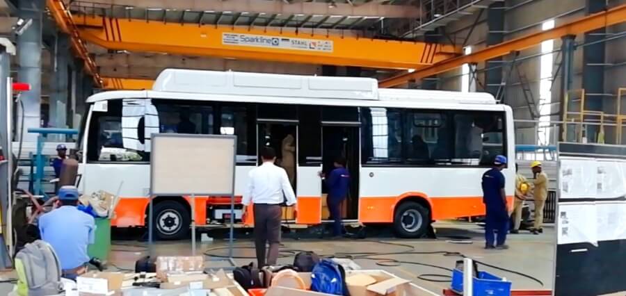 air conditioning bus