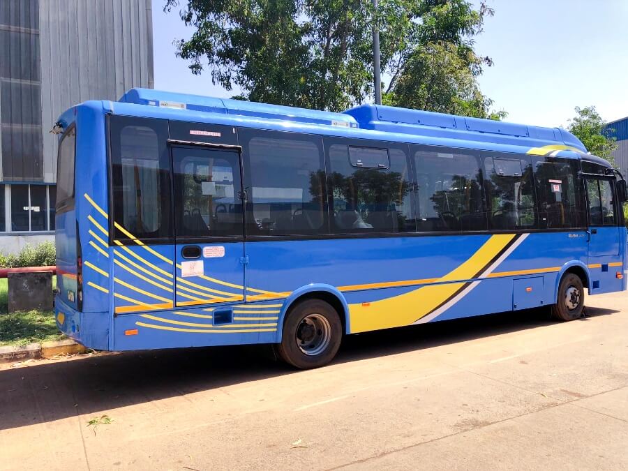 bus air conditioning parts