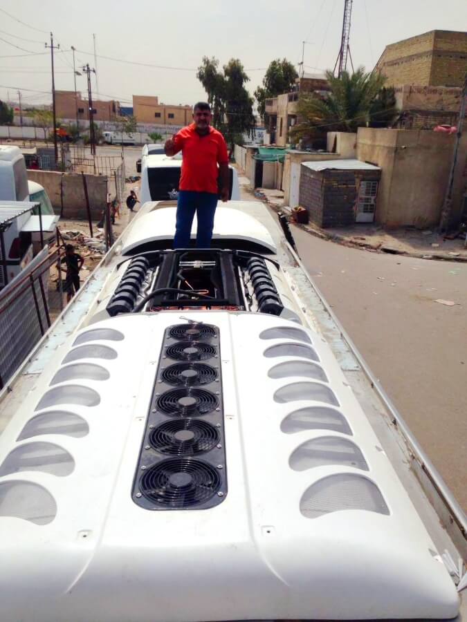 bus roof air conditioner cost