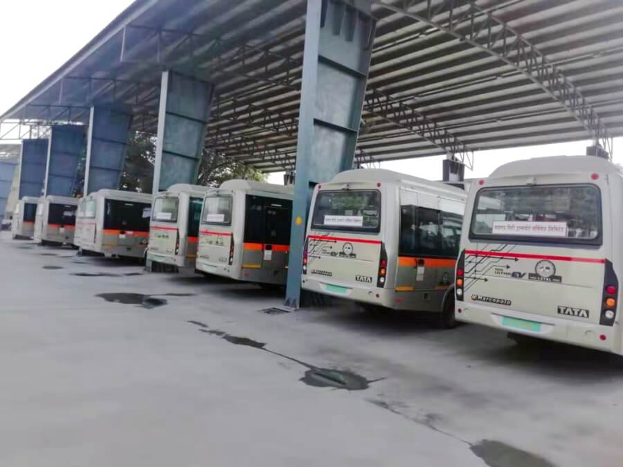 bus with air conditioning