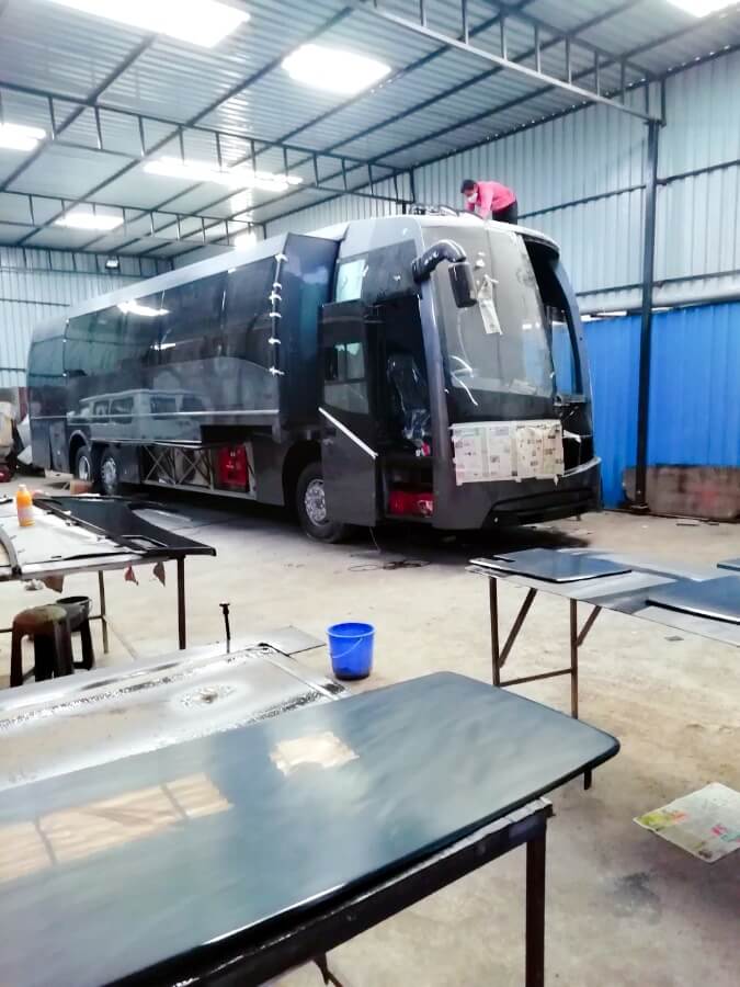 replace trans air bus air conditioner