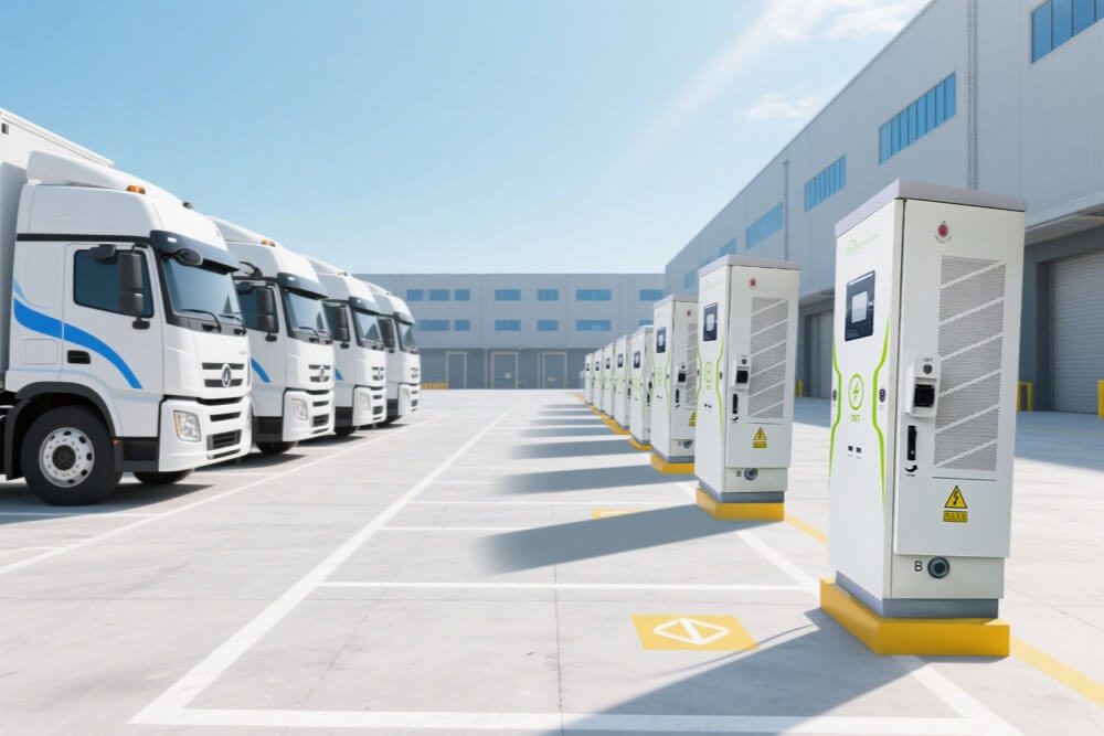 truck charging station